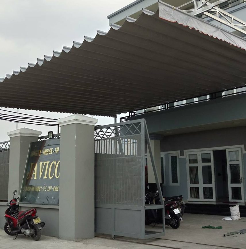 mái bạt xếp hải phòng