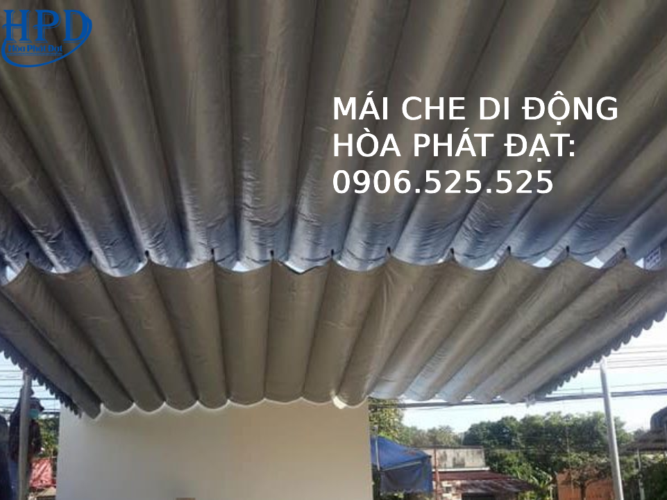 Bạt xếp che nắng mưa chất lượng cao