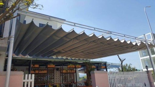 mái xếp lượn sóng