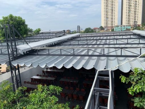 Mái xếp lượn sóng