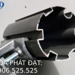 Bộ phụ kiện mái che bạt xếp - Ống nhôm mái hiên