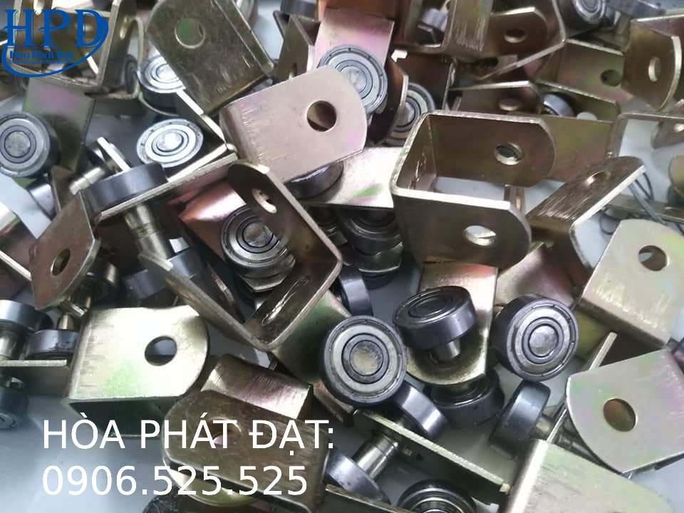 Puly bằng gang và inox mái xếp bạt kéo giá rẻ