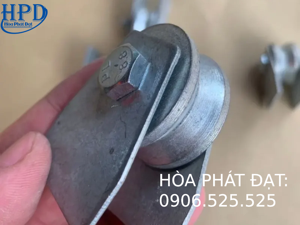Puly bằng gang và inox mái xếp bạt kéo giá rẻ