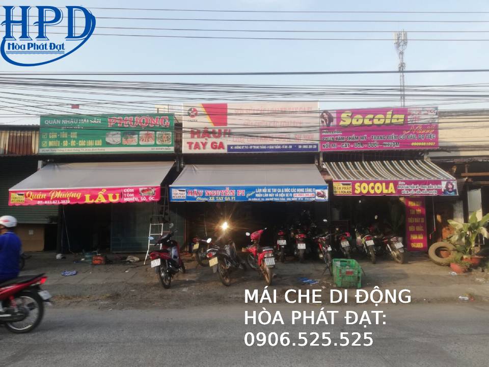 Mái bạt tay quay giá rẻ nhất hiện nay