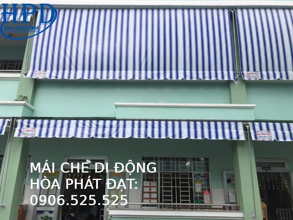 Mái bạt tay quay giá rẻ nhất hiện nay