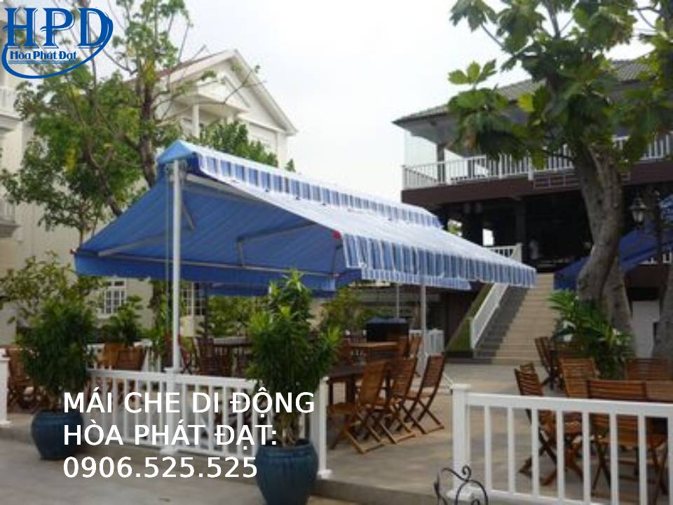 Mái hiên chữ A có bánh xe giá rẻ nhất hiện nay