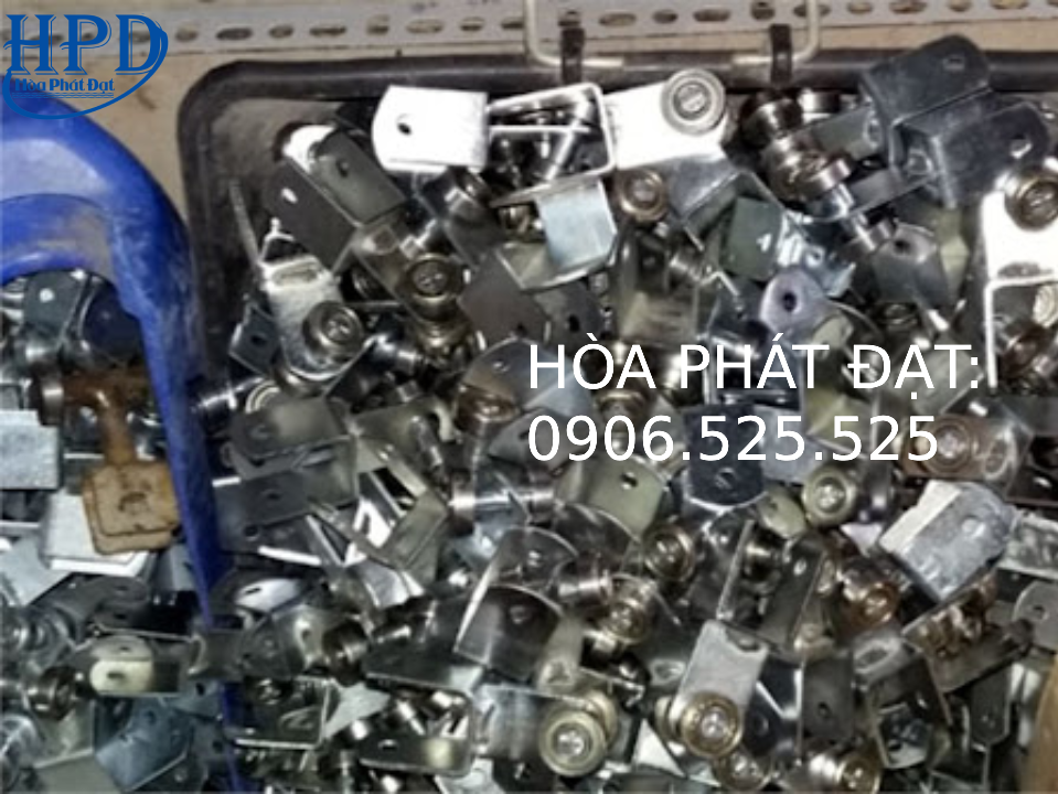 Puly bằng gang và inox mái xếp bạt kéo giá rẻ