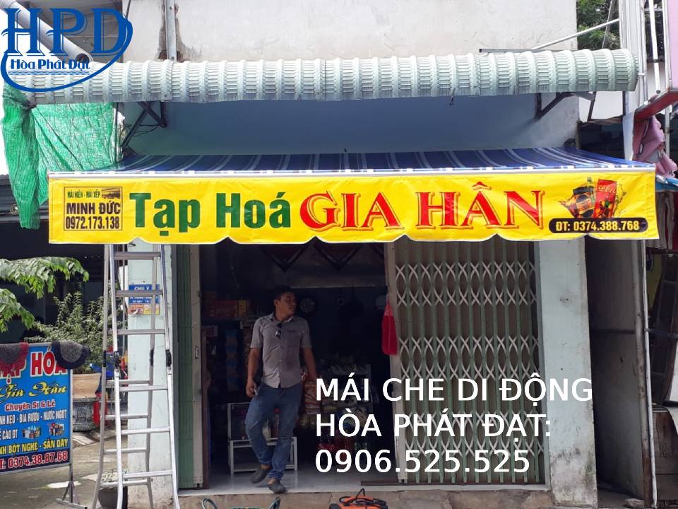 Mái bạt tay quay giá rẻ nhất hiện nay