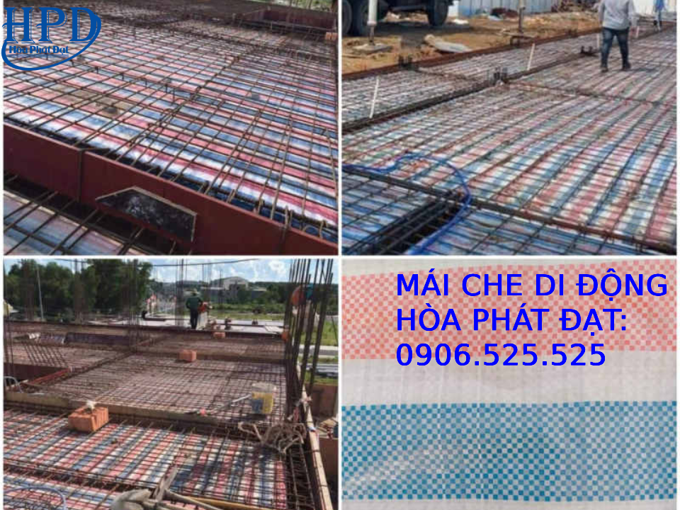 Bạt dứa kẻ sọc, bạt kẻ xây dựng giá rẻ