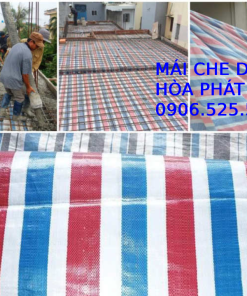 Bạt dứa kẻ sọc, bạt kẻ xây dựng giá rẻ