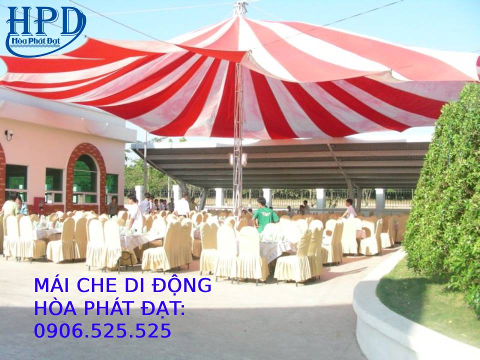 Dù khổ lớn che sự kiện