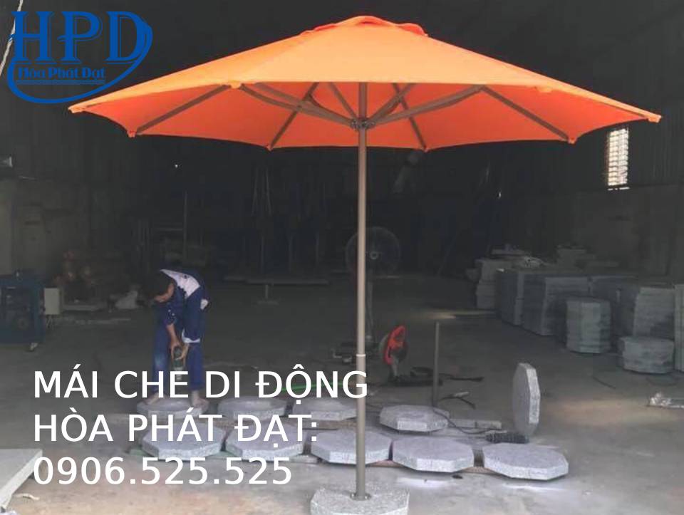 Lắp đặt ô dù che ngoài trời