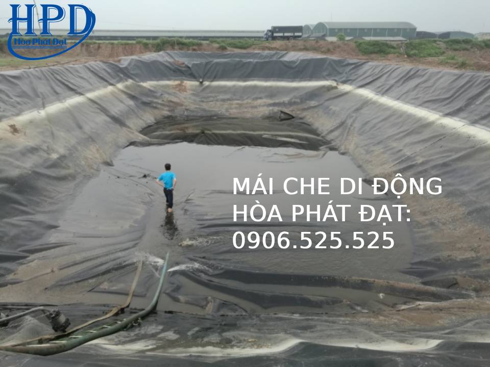 Thi công lót màng chống thấm HDPE