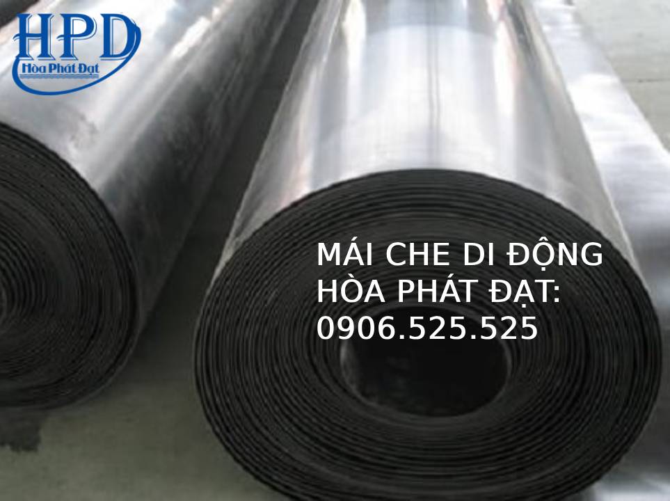 Bạt nhựa đen 2 mặt lót hồ