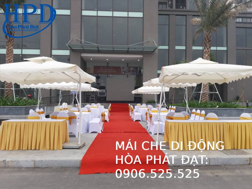 Dù lệch tâm vuông ngoài trời