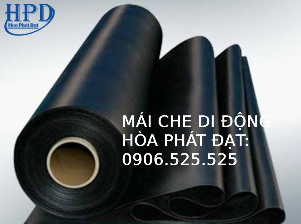 Bạt nhựa đen 2 mặt lót hồ