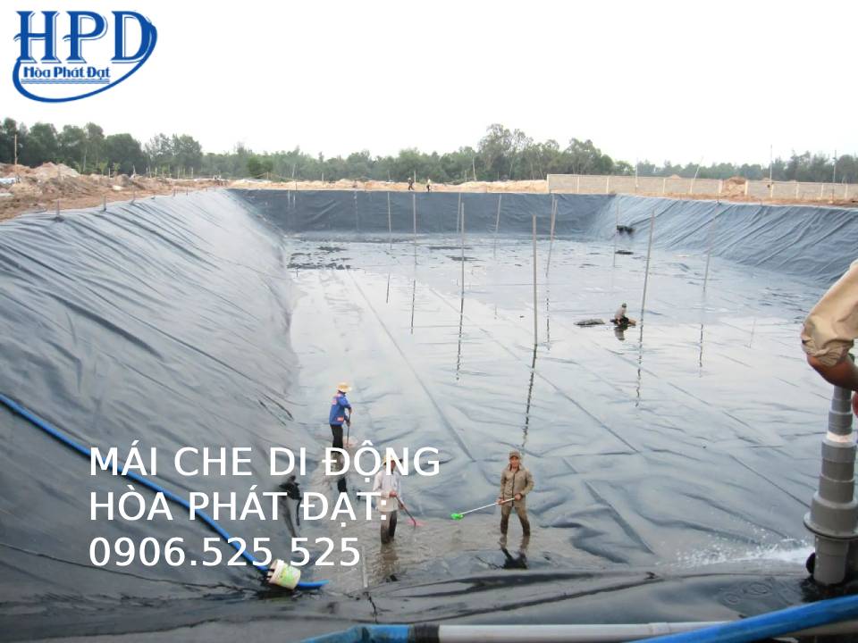 Thi công lót màng chống thấm HDPE