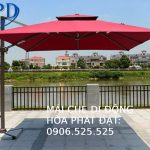 Dù lệch tâm vuông ngoài trời