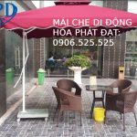 Dù lệch tâm vuông ngoài trời