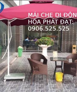 Dù lệch tâm vuông ngoài trời