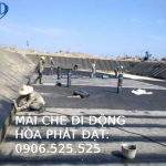Bạt nhựa đen 2 mặt lót hồ
