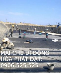Bạt nhựa đen 2 mặt lót hồ