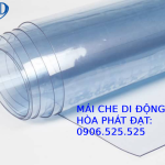 Bạt PVC che mưa lấy sáng
