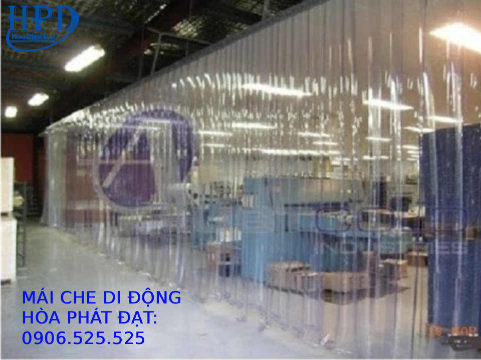 Bạt PVC che mưa lấy sáng