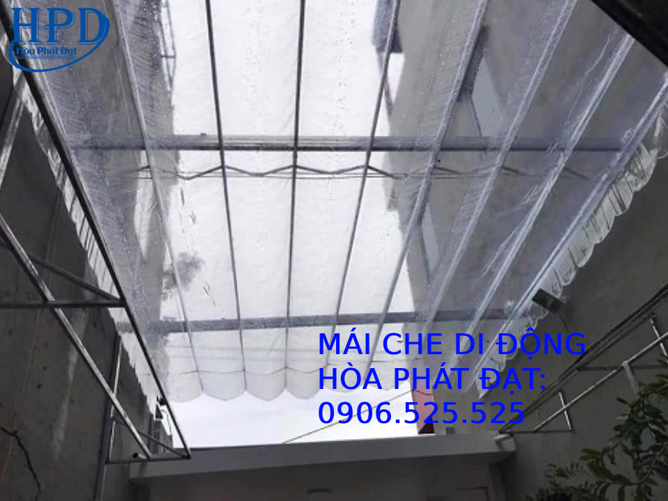 Bạt PVC che mưa lấy sáng