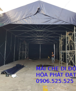 Nhà bạt vòm xếp có bánh xe di động
