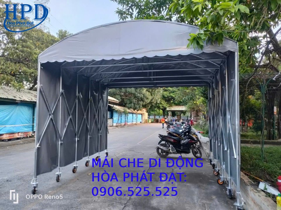 Quy trình lắp ghép mái vòm xếp di động