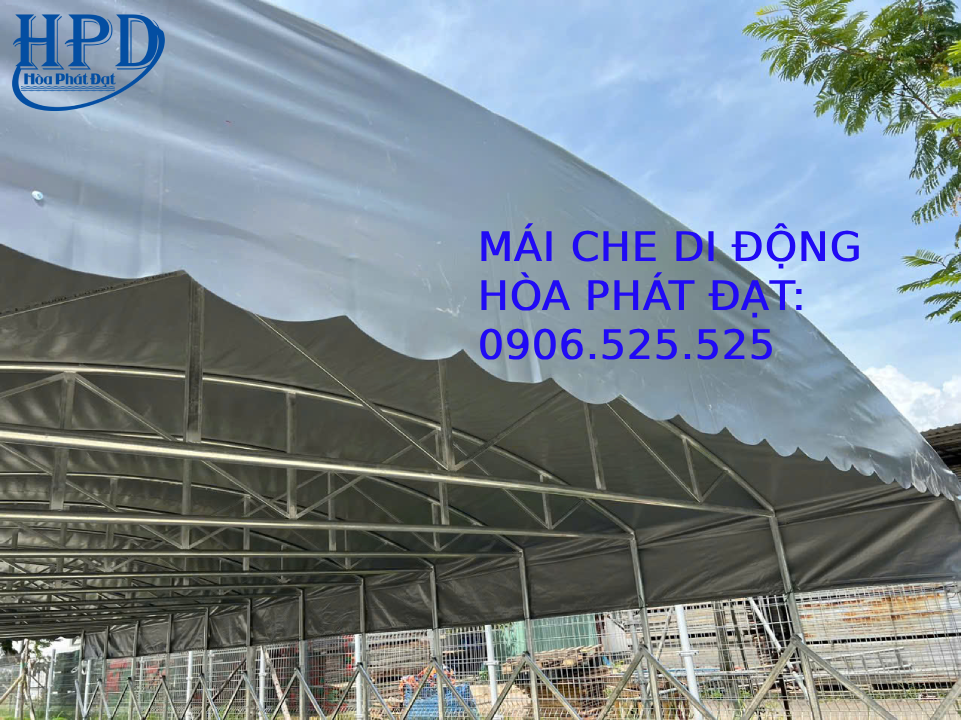 Quy trình lắp ghép mái vòm xếp di động