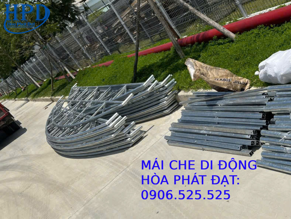 Quy trình lắp ghép mái vòm xếp di động