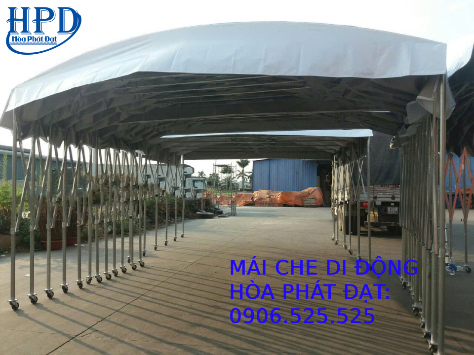 Quy trình lắp ghép mái vòm xếp di động